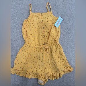 Cat & Jack Yellow Floral Romper